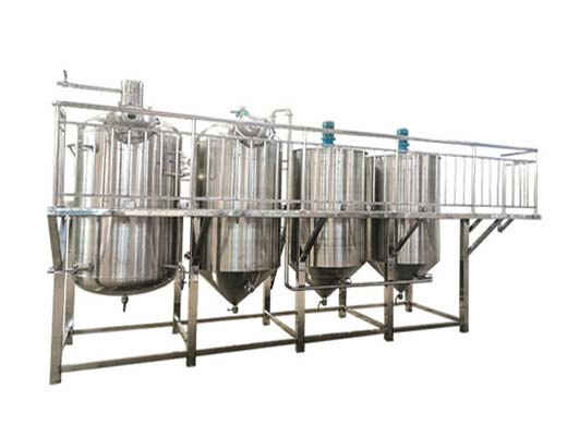 turnkey project edible oil refinery equipment machine