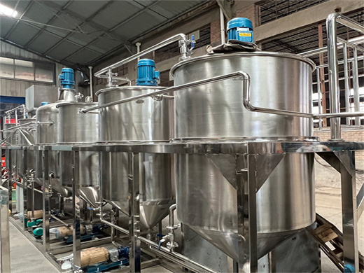 vegetable oil refiney equipment edible oil production in South Africa