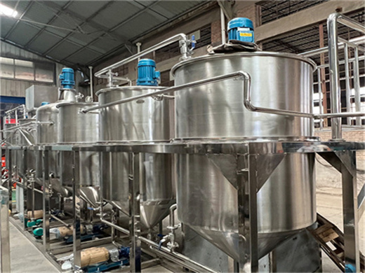 big-scale edible oil refinery plant