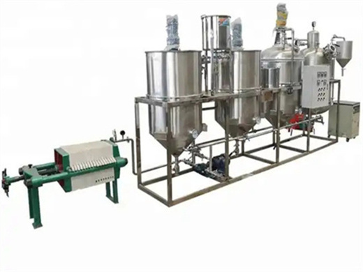 manufacturing palm kernel oil refining process/crude in Cape Town